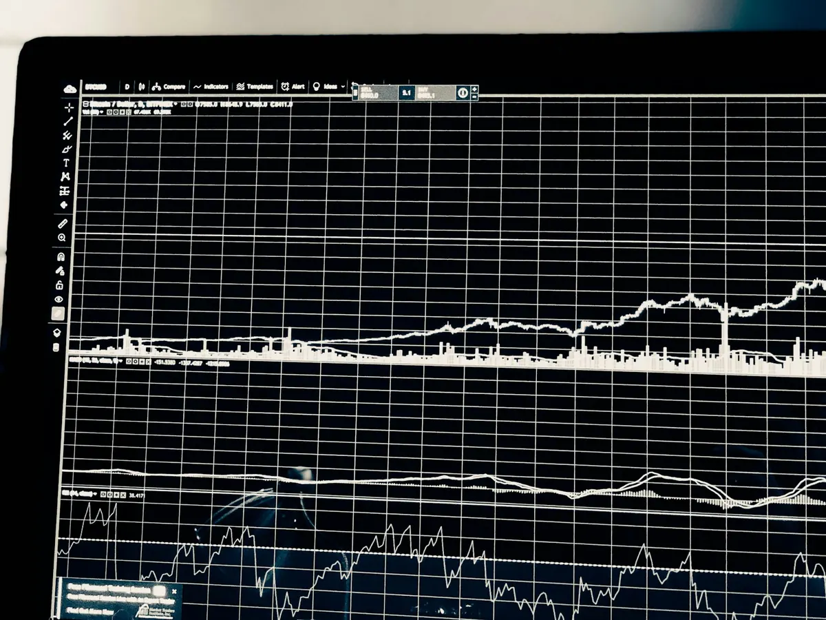 Pantalla de monitorización con las gráficas de carga del servidor en el tiempo